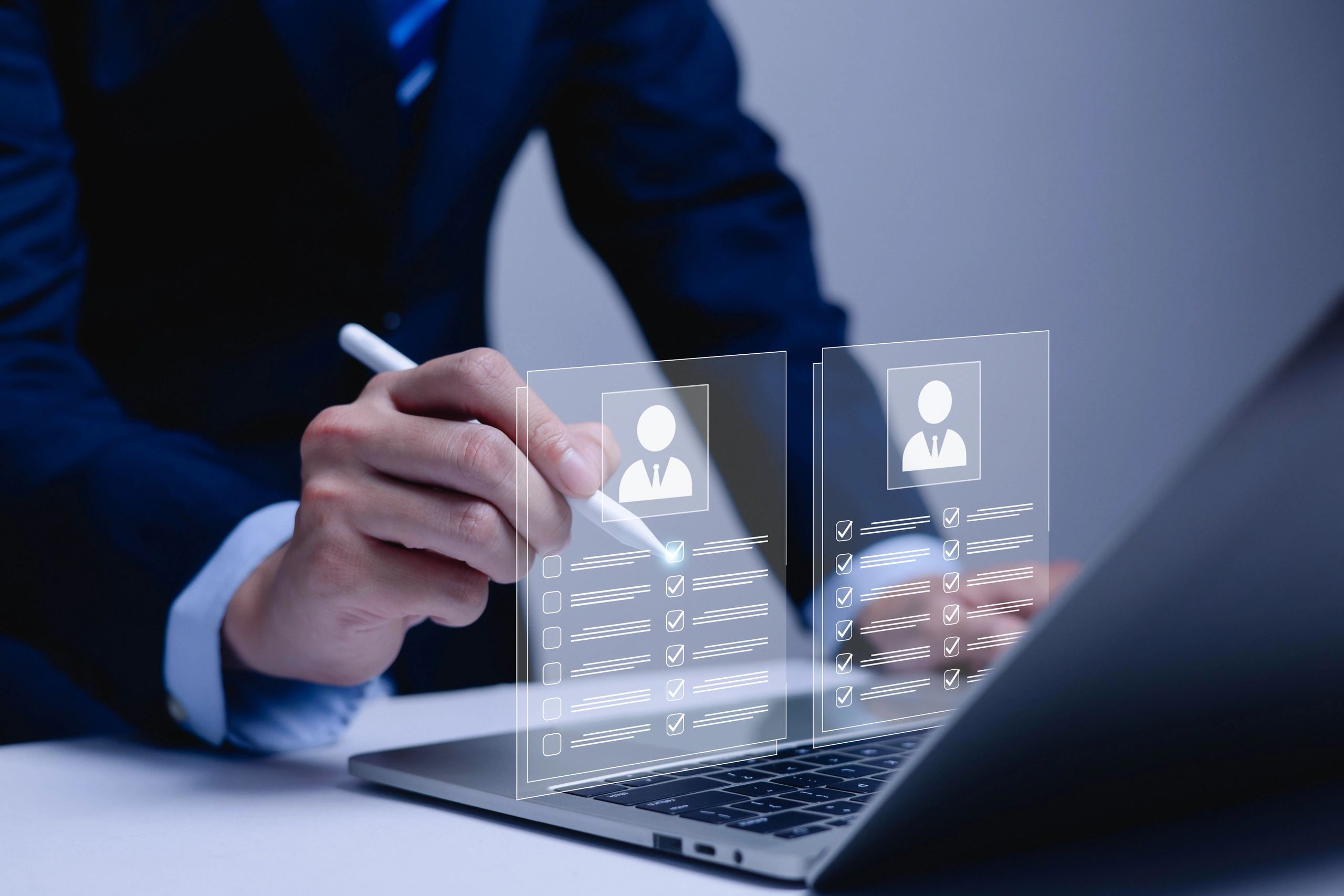 employee management software interface