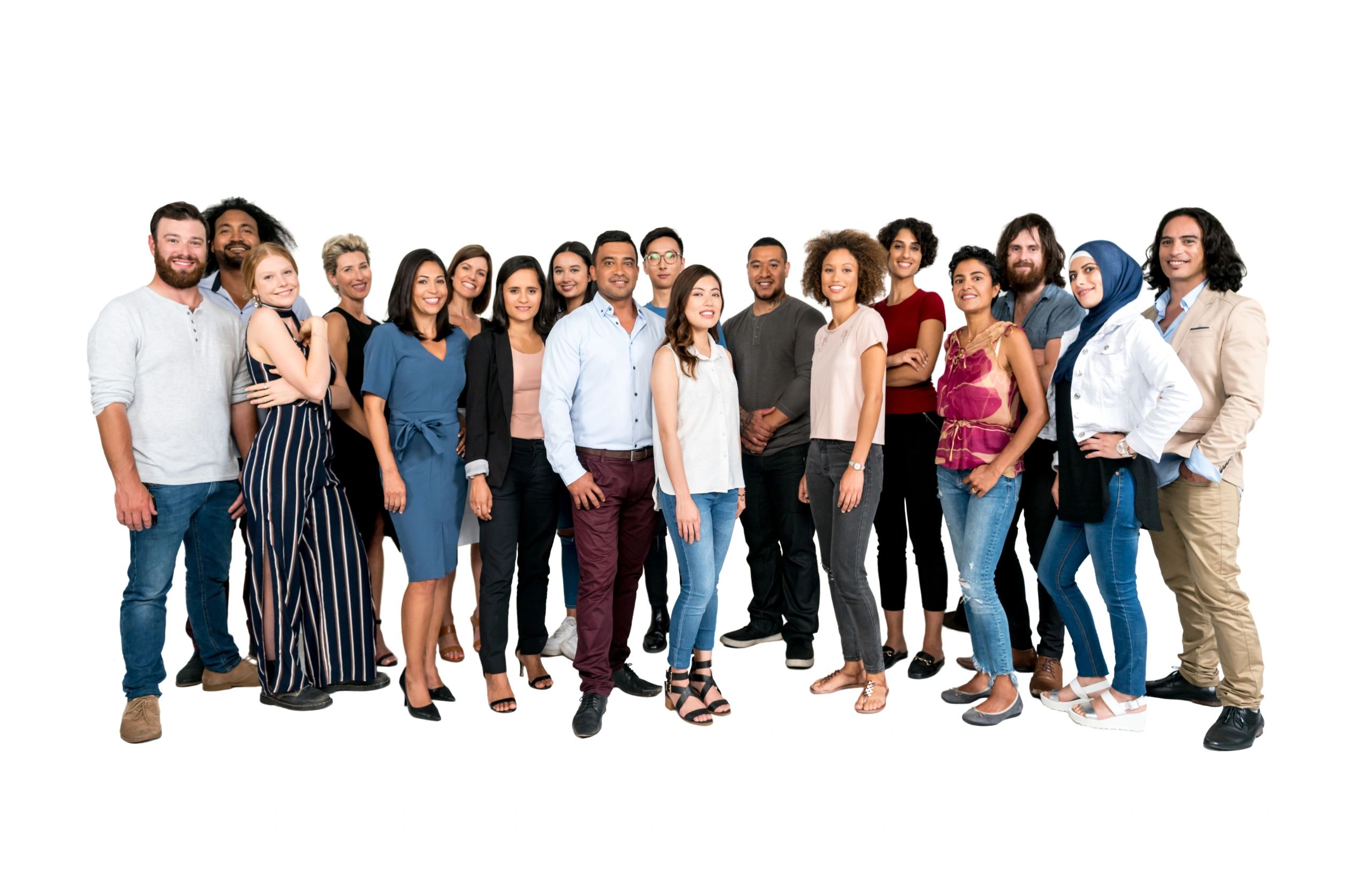 diverse business team portrait